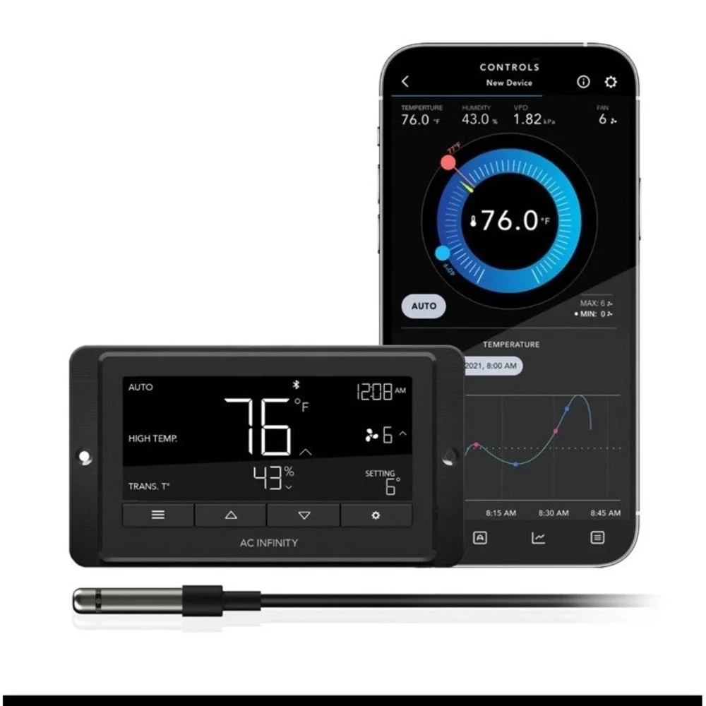 CONTROLLER 67, Temperature and Humidity Bluetooth Fan Controller with‎ Timers